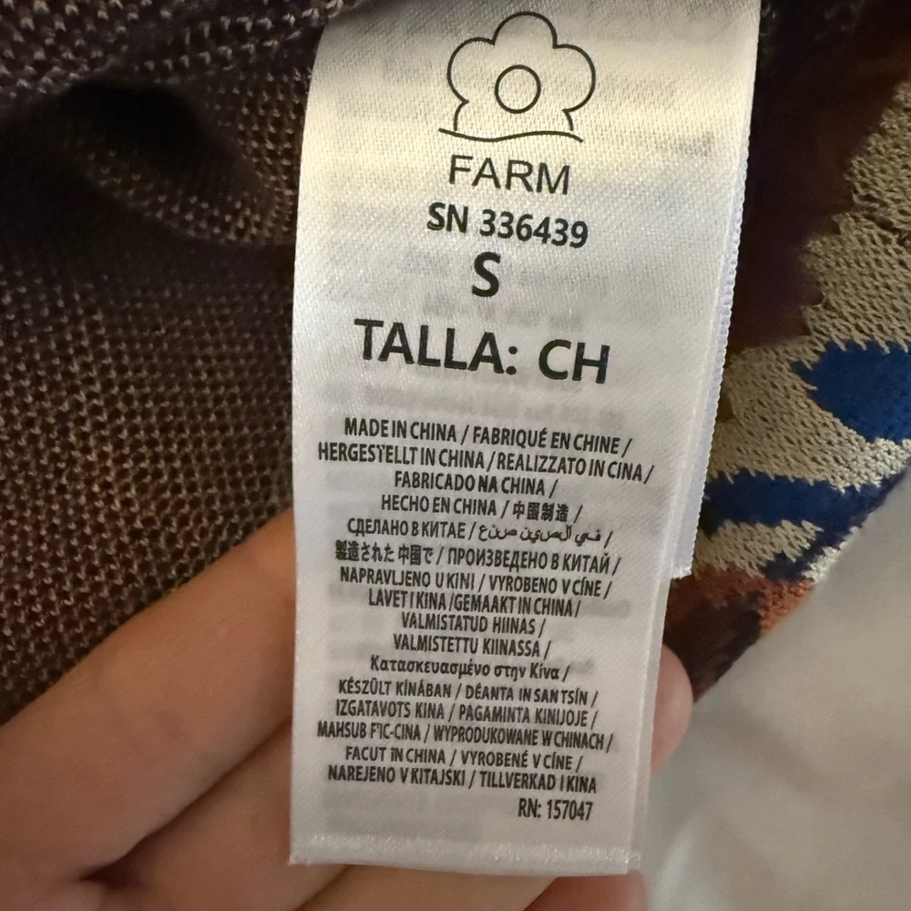 Farm Rio Land Nature Sand Knit Cardigan - Picture 6 of 11